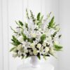 Various white flowers Morning Star Basket