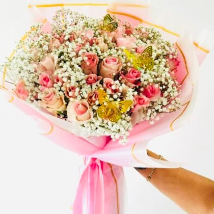 Meredith pink flowers